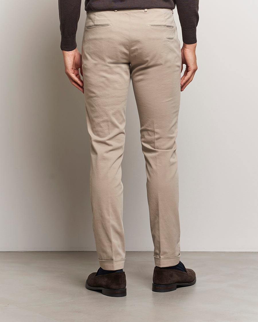 Herren | Hosen | Briglia 1949 | Slim Fit Cotton Stretch Chino Beige