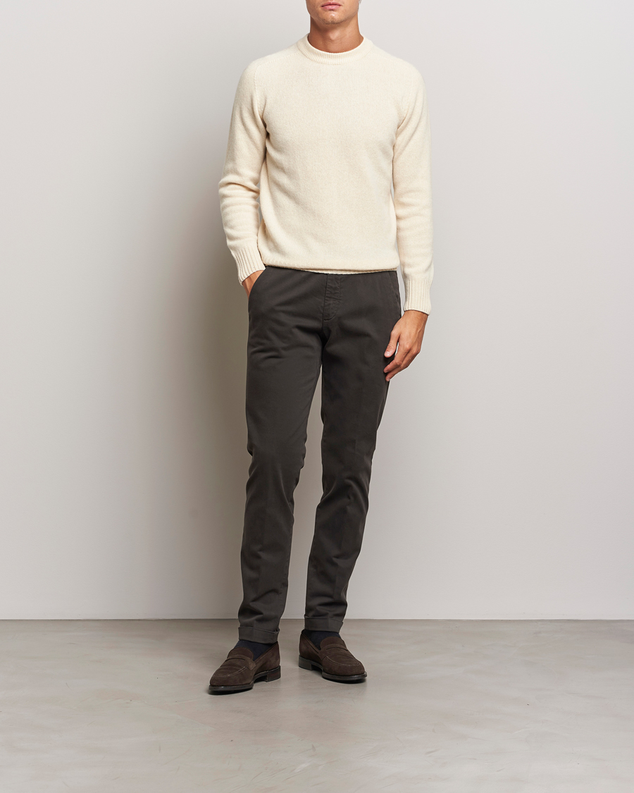 Herren | Hosen | Briglia 1949 | Slim Fit Cotton Stretch Chino Dark Brown