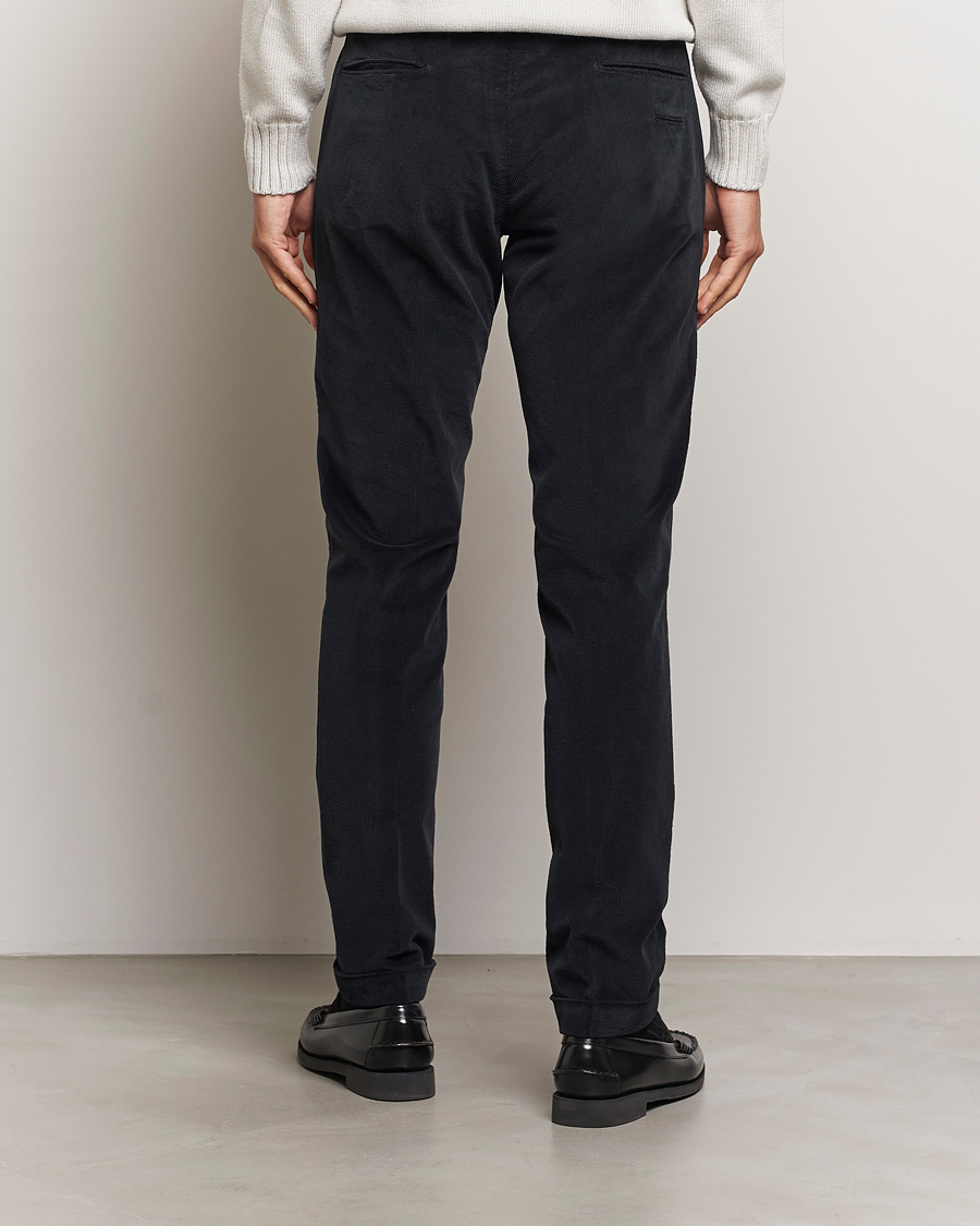 Herren | Hosen | Briglia 1949 | Slim Fit Corduroy Trousers Black