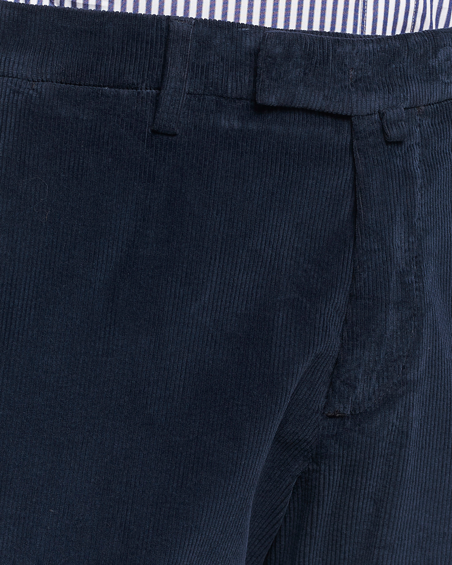 Herren | Hosen | Briglia 1949 | Slim Fit Corduroy Trousers Navy