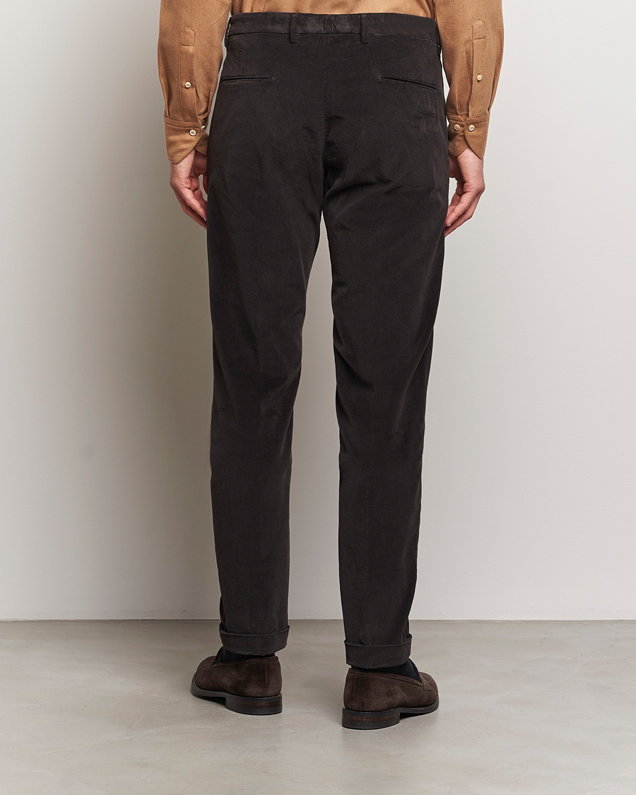 Herren | Hosen | Briglia 1949 | Slim Fit Corduroy Trousers Dark Brown
