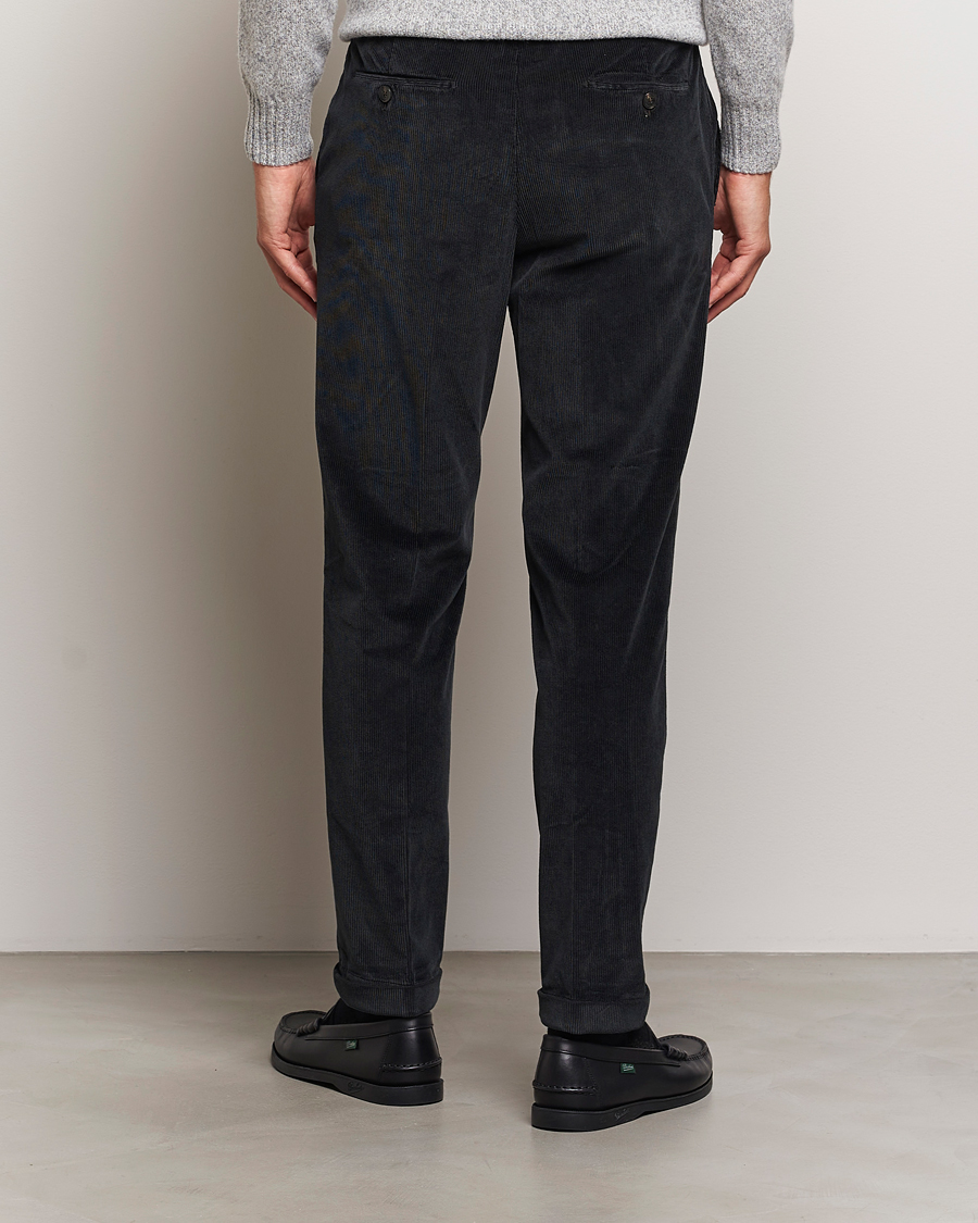 Herren | Hosen | Briglia 1949 | Easy Fit Corduroy Trousers Black