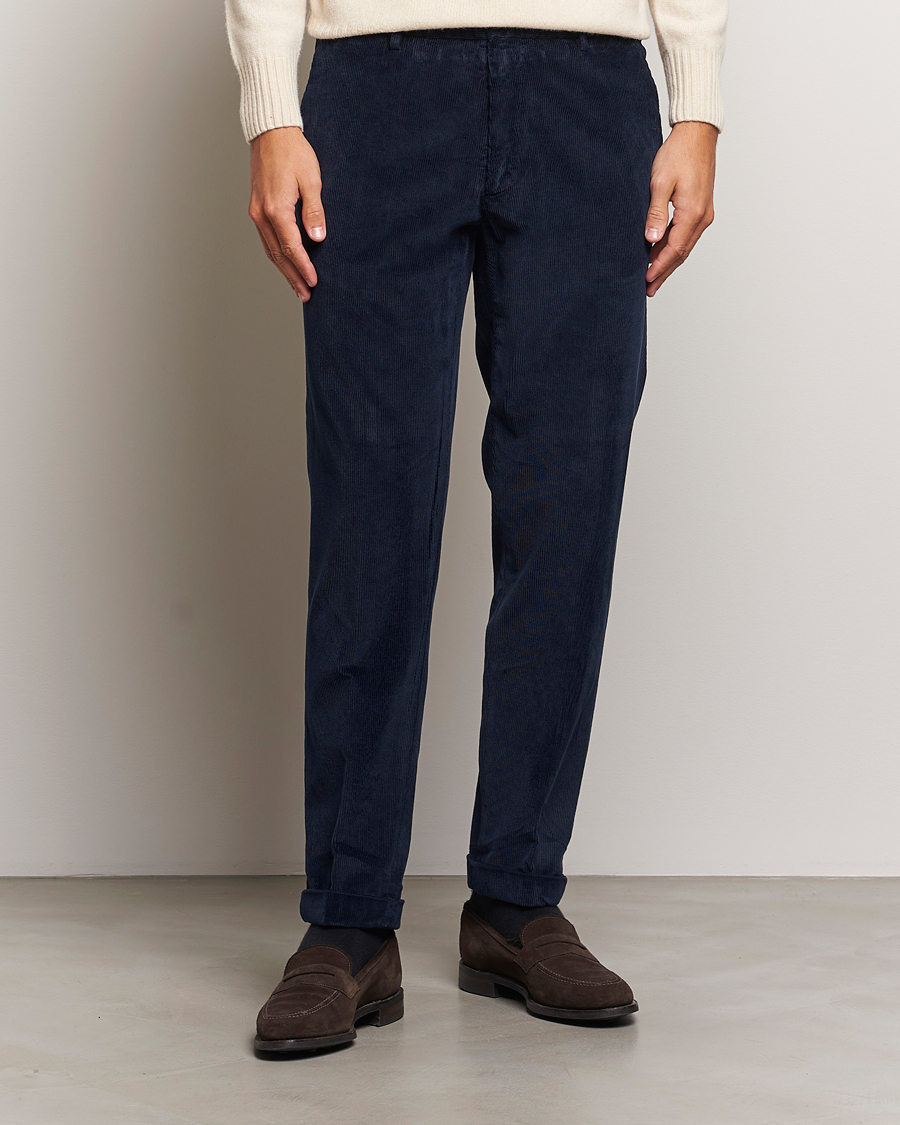 Herren | Hosen | Briglia 1949 | Easy Fit Corduroy Trousers Navy