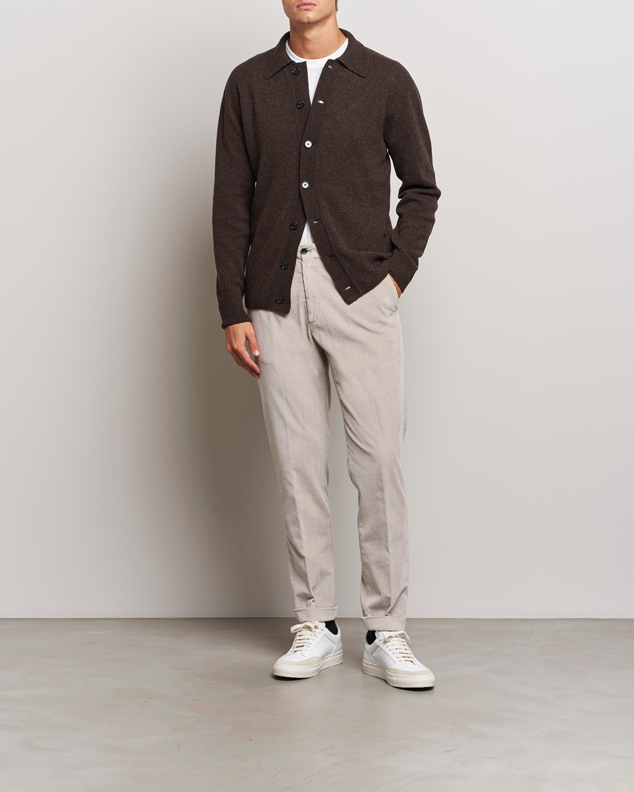 Herren | Hosen | Briglia 1949 | Easy Fit Corduroy Trousers Beige