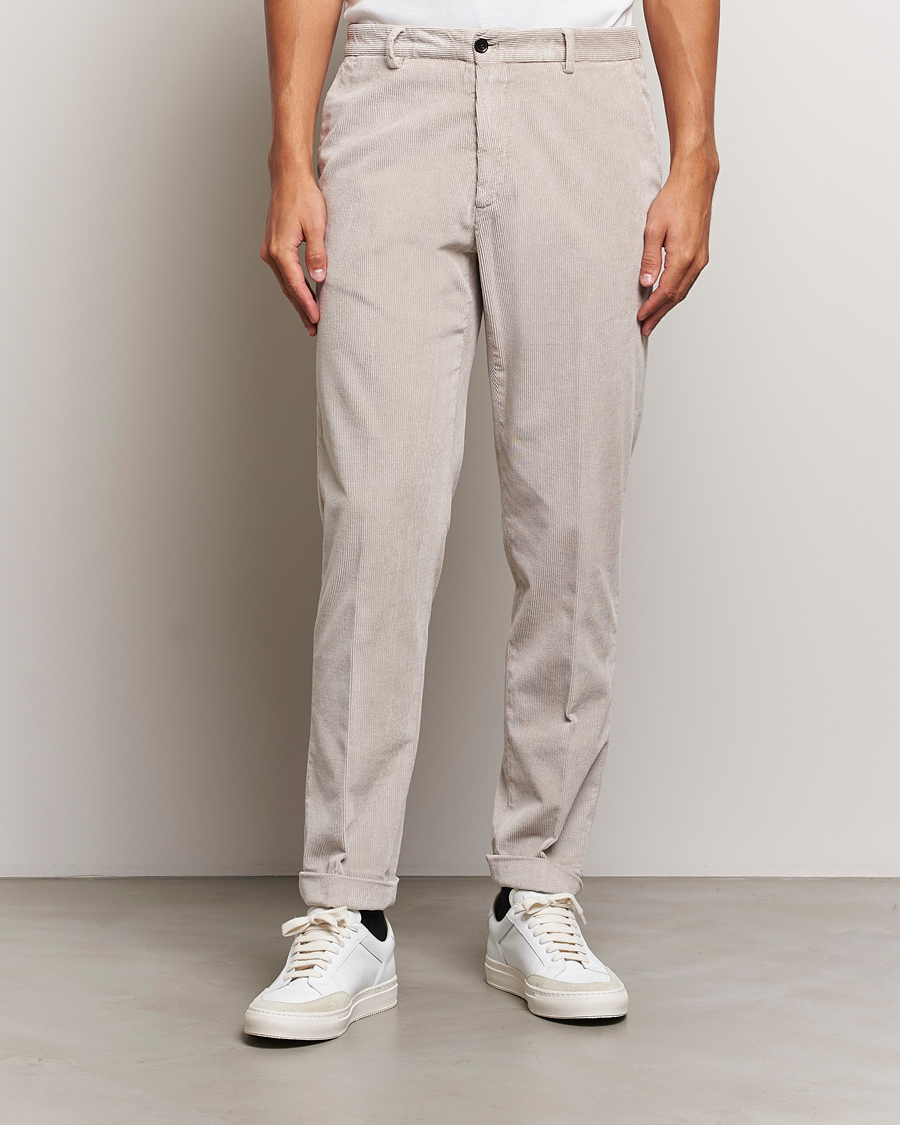 Herren | Hosen | Briglia 1949 | Easy Fit Corduroy Trousers Beige