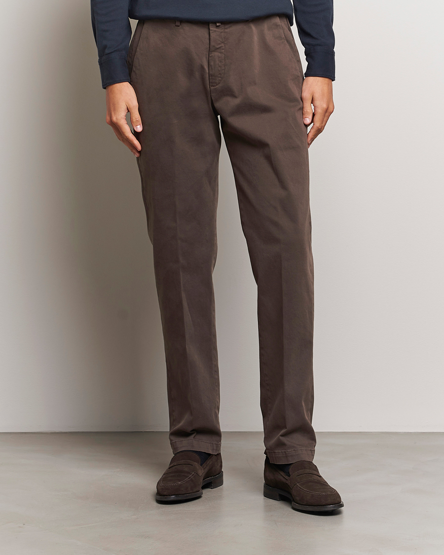Herren | Hosen | Briglia 1949 | Soho Tailored Easy Fit Chino Brown