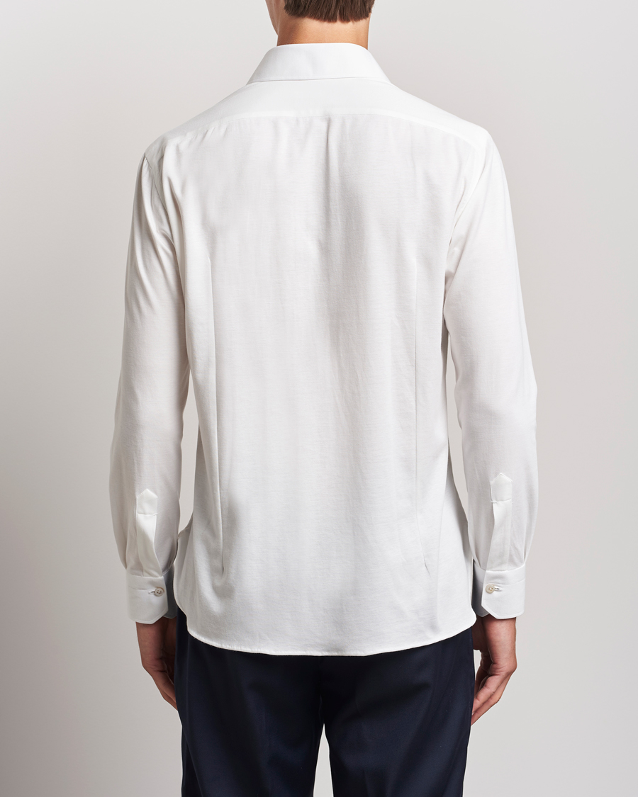 Herren | Hemden | Kiton | Cotton Jersey Shirt White