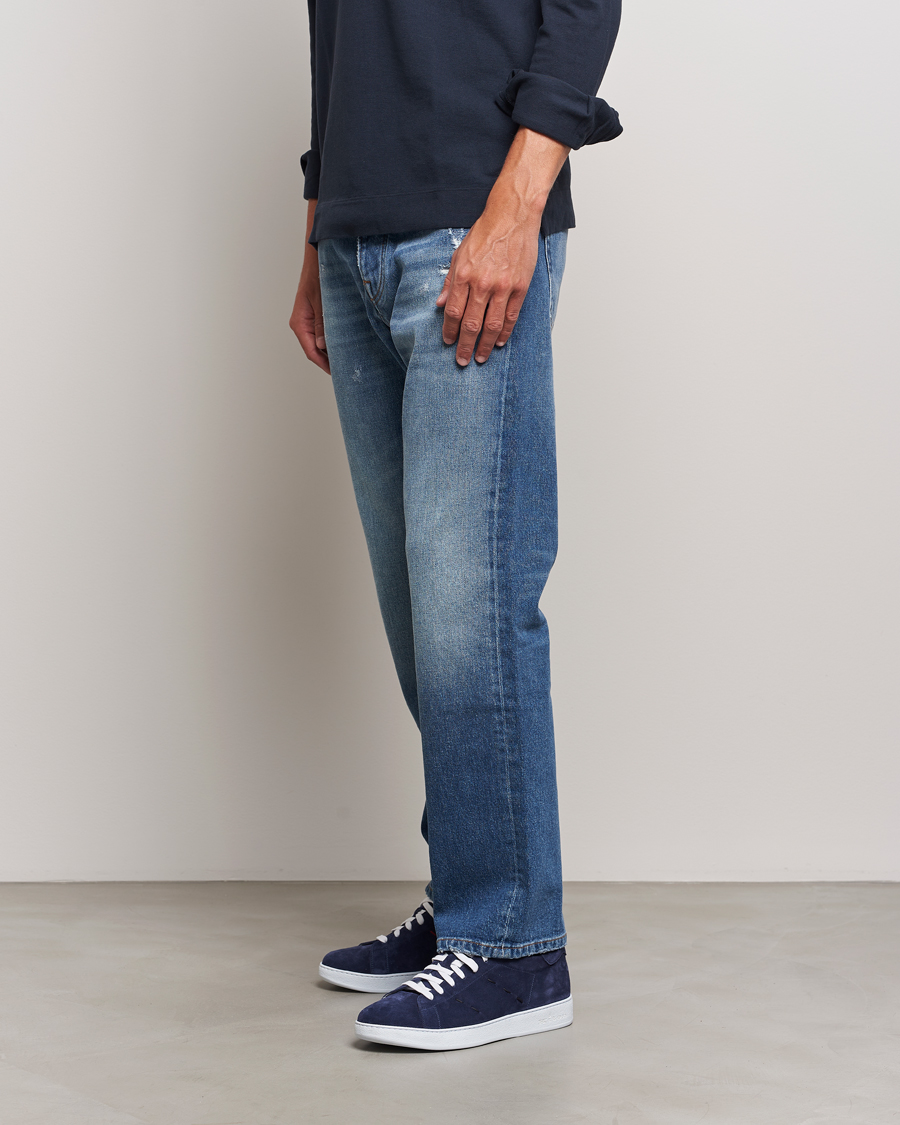 Herren | Kiton Plain Sneakers Navy Suede | Kiton | Plain Sneakers Navy Suede