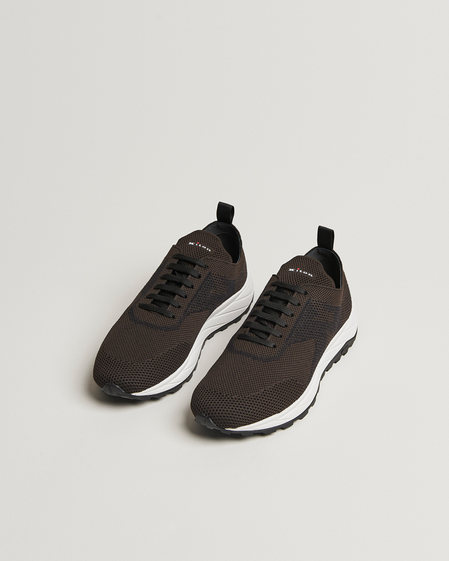 Herren | Kiton Running Sneakers Dark Brown | Kiton | Running Sneakers Dark Brown