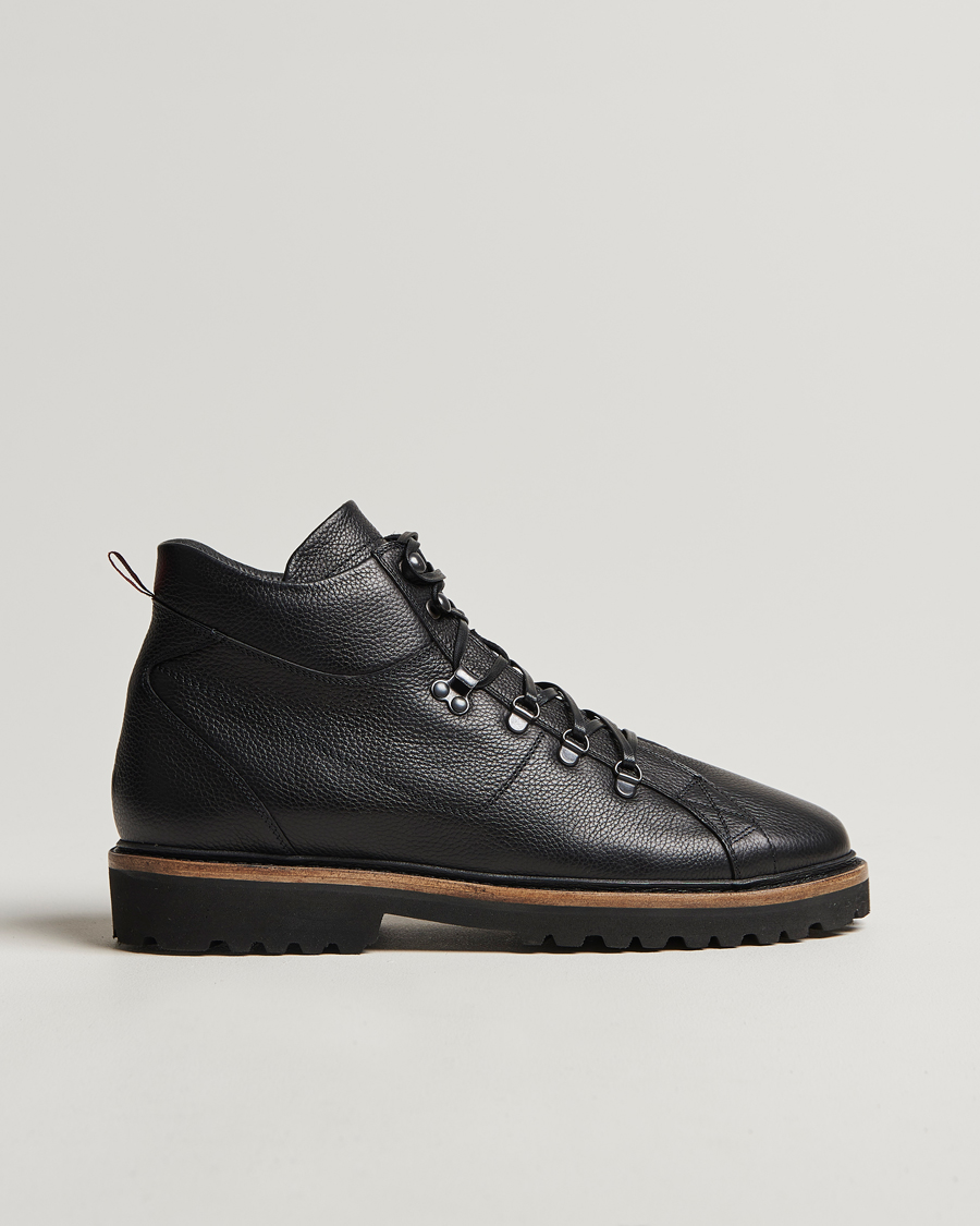 Herren | Kiton St Moritz Winter Boots Black Grain Calf | Kiton | St Moritz Winter Boots Black Grain Calf