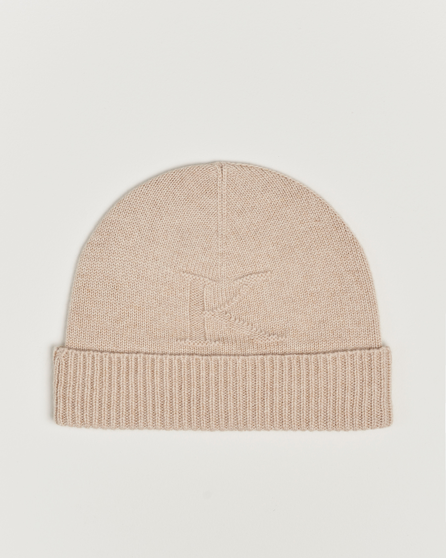 Herren | Kiton Cashmere Beanie Beige | Kiton | Cashmere Beanie Beige