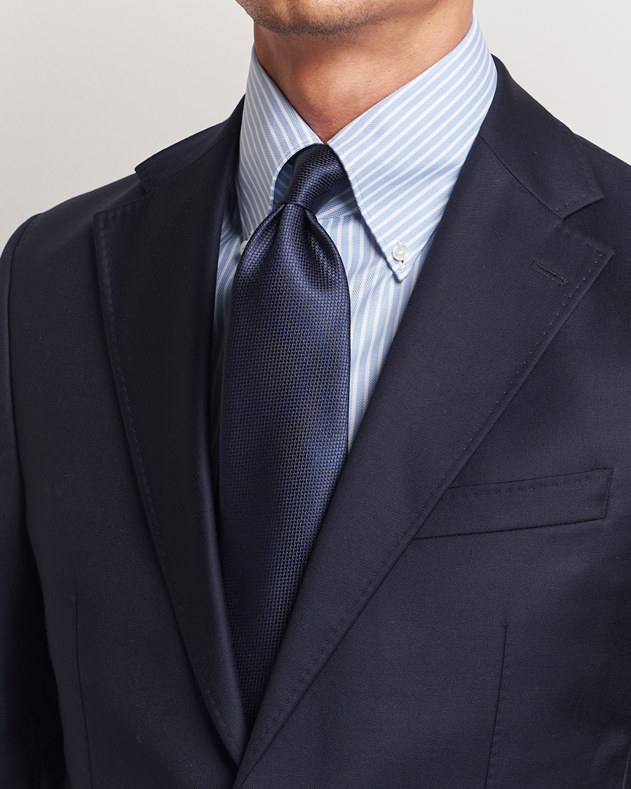 Herren | Brioni Jacquard Silk Tie Navy | Brioni | Jacquard Silk Tie Navy