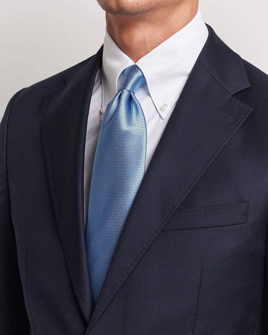 Herren | Brioni Jacquard Silk Tie Light Blue | Brioni | Jacquard Silk Tie Light Blue