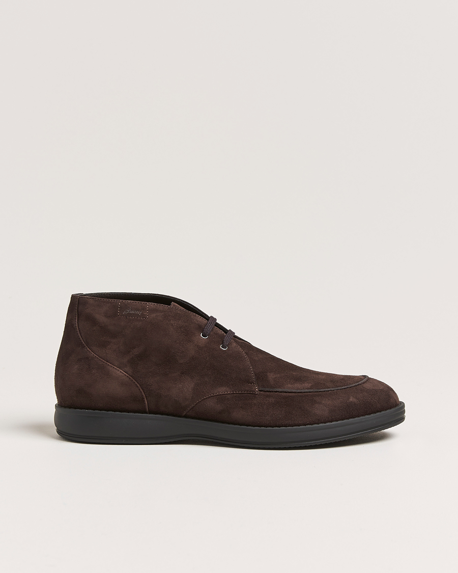Herren | Brioni Journey Desert Boots Dark Brown Suede | Brioni | Journey Desert Boots Dark Brown Suede