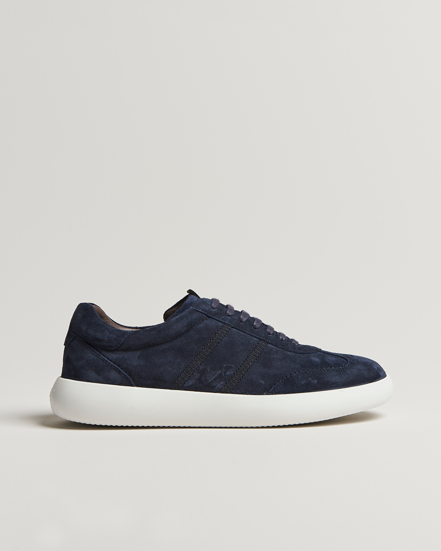 Herren | Brioni Cassetta Sneakers Navy Suede | Brioni | Cassetta Sneakers Navy Suede