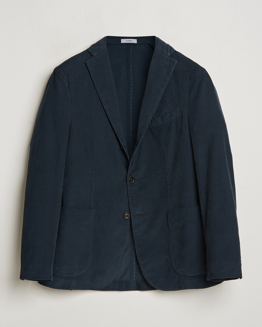 Herren | Sakkos | Boglioli | K Jacket Corduroy Blazer Navy
