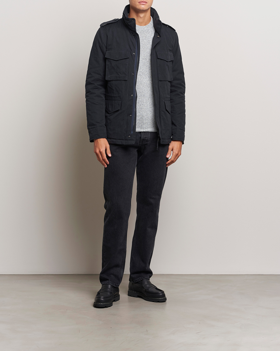 Herren | Jacken | Aspesi | Cotton Field Jacket Midnight