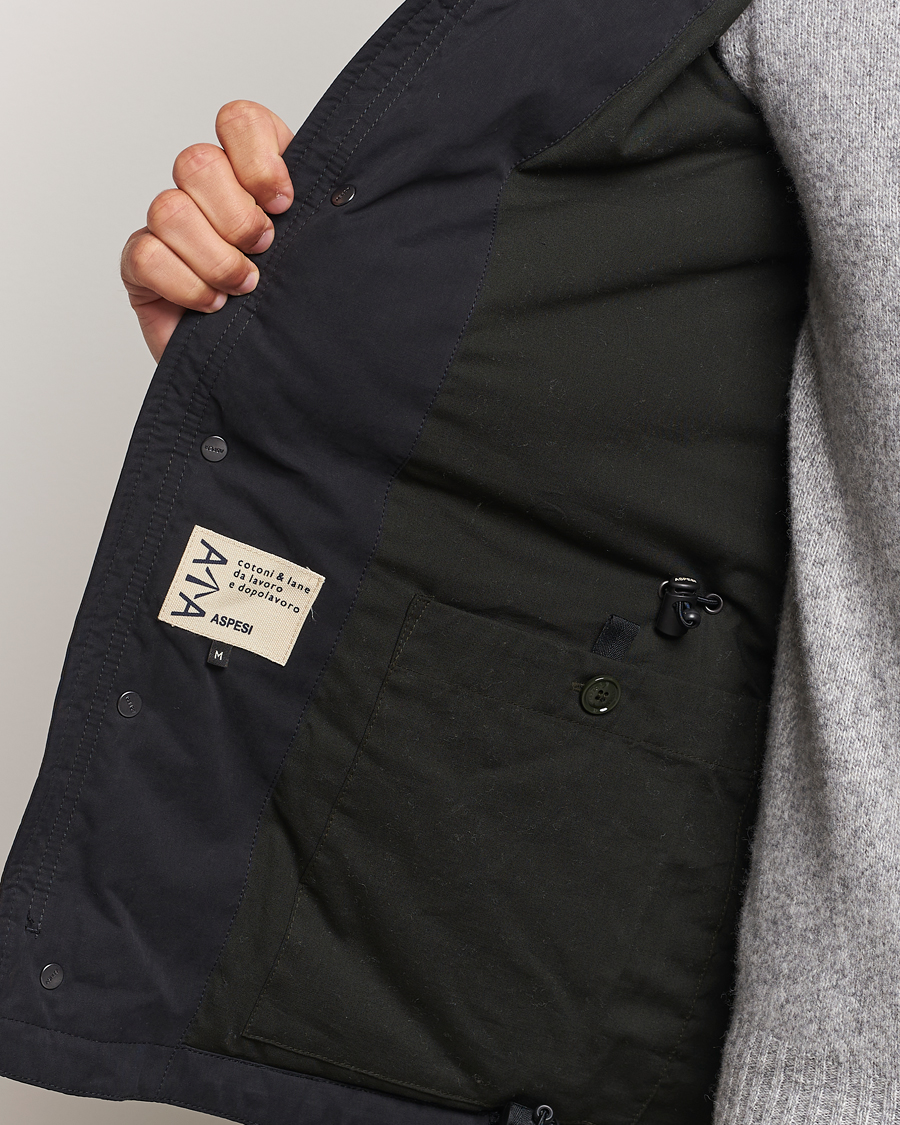 Herren | Jacken | Aspesi | Cotton Field Jacket Midnight