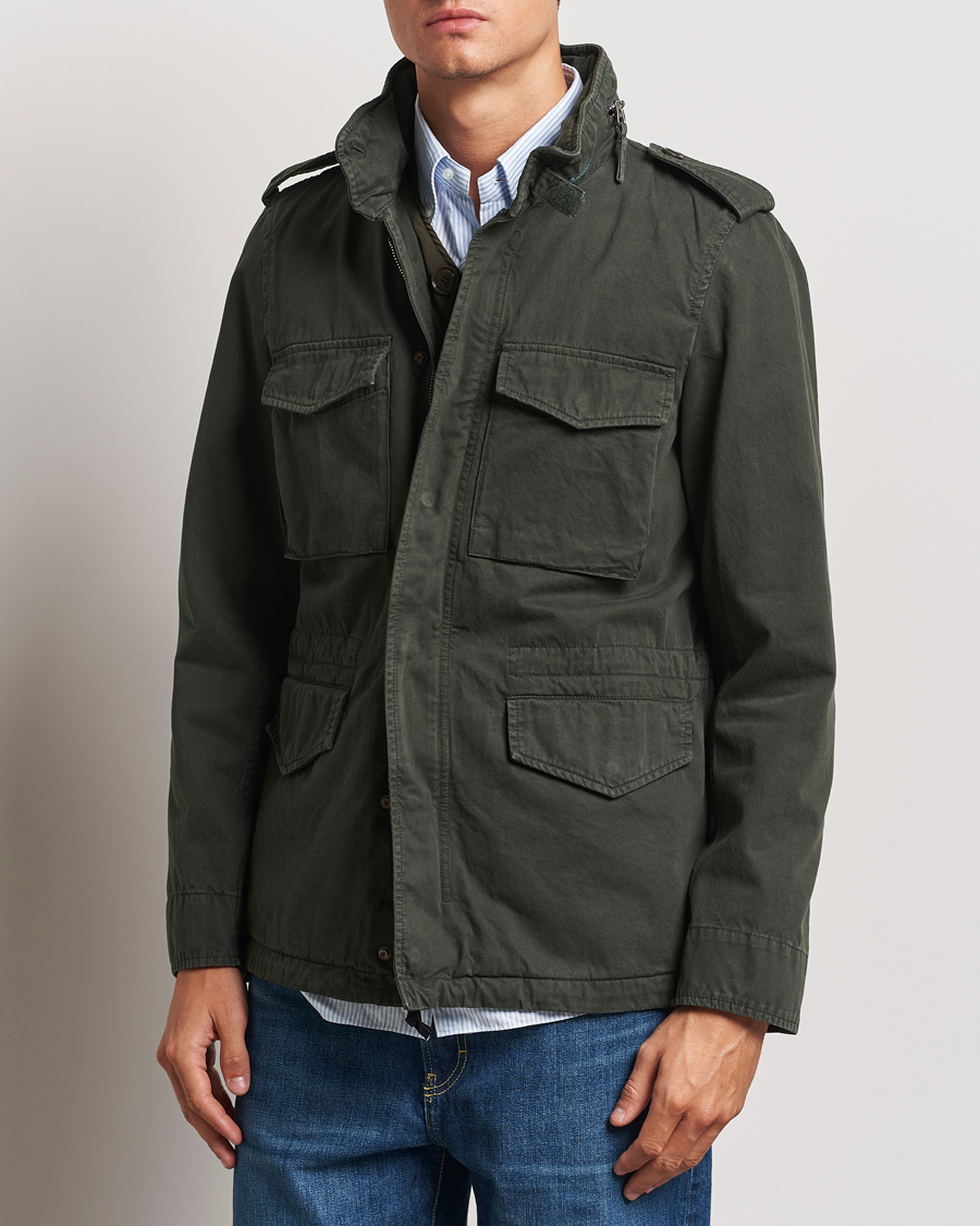 Herren | Jacken | Aspesi | Lined Cotton Field Jacket Military