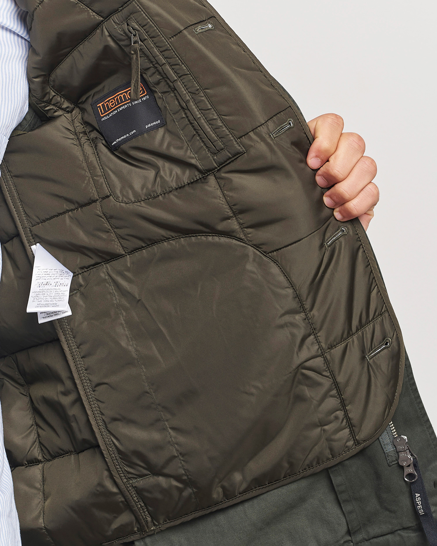 Herren | Jacken | Aspesi | Lined Cotton Field Jacket Military