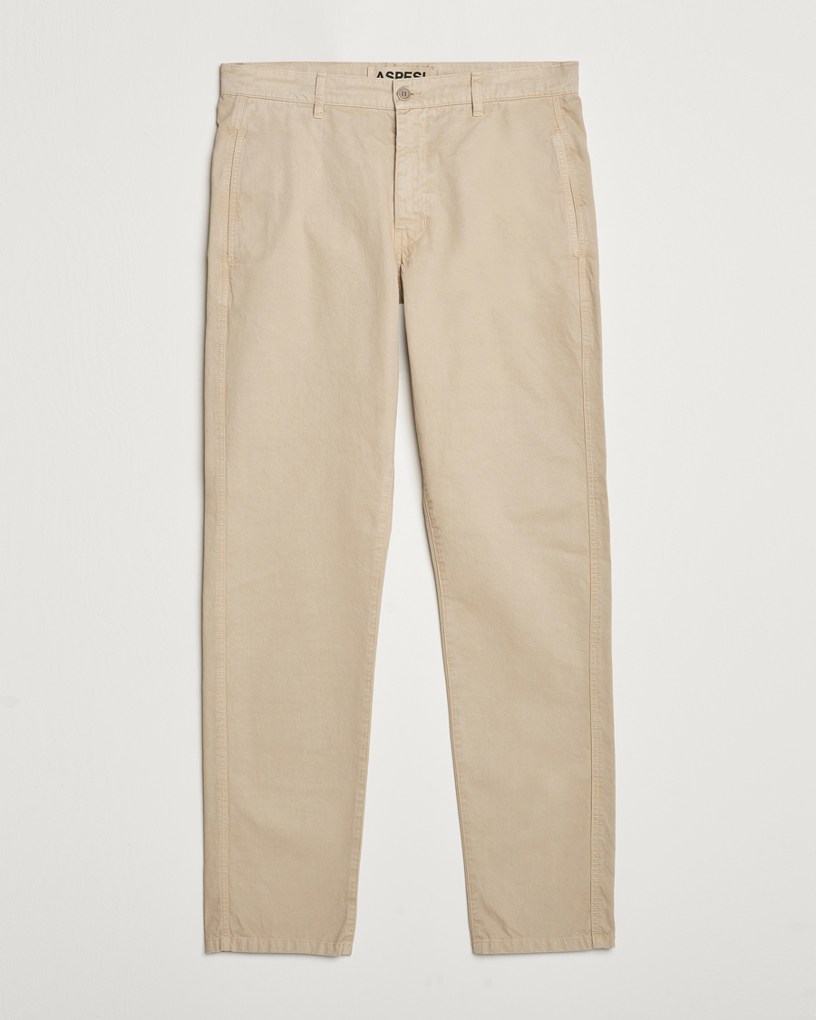 Herren | Hosen | Aspesi | Garment Dyed Cotton Pants Beige