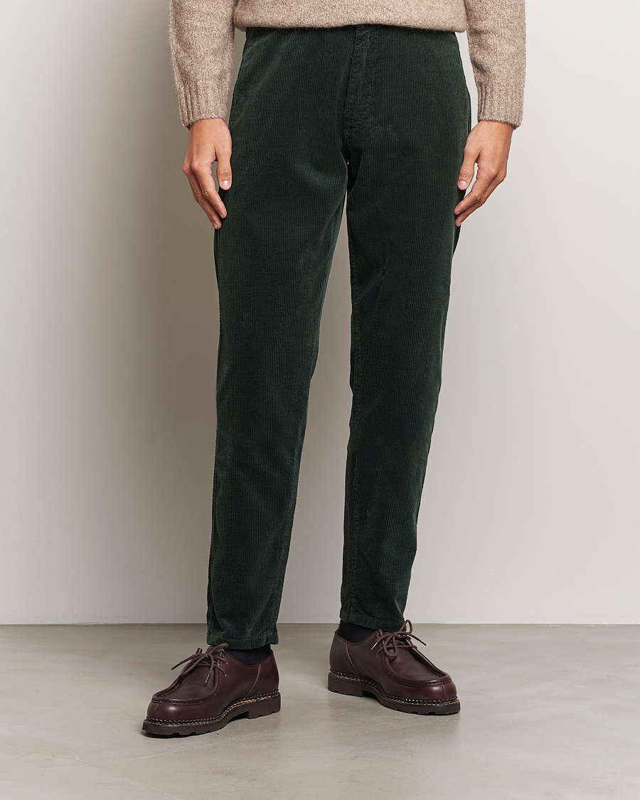 Herren | Hosen | Aspesi | Corduroy Pants Dark Green
