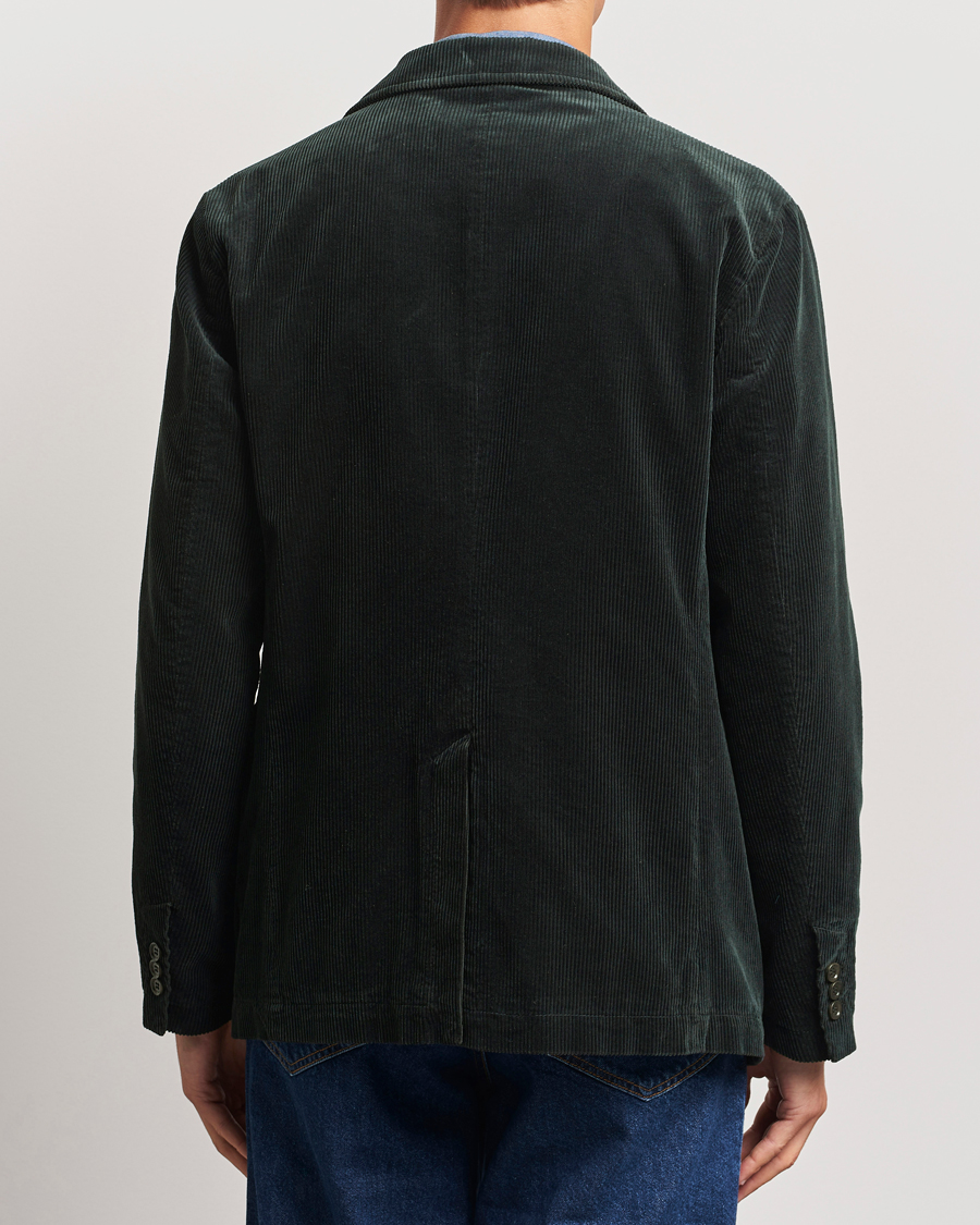 Herren | Sakkos | Aspesi | Corduroy Blazer Dark Green
