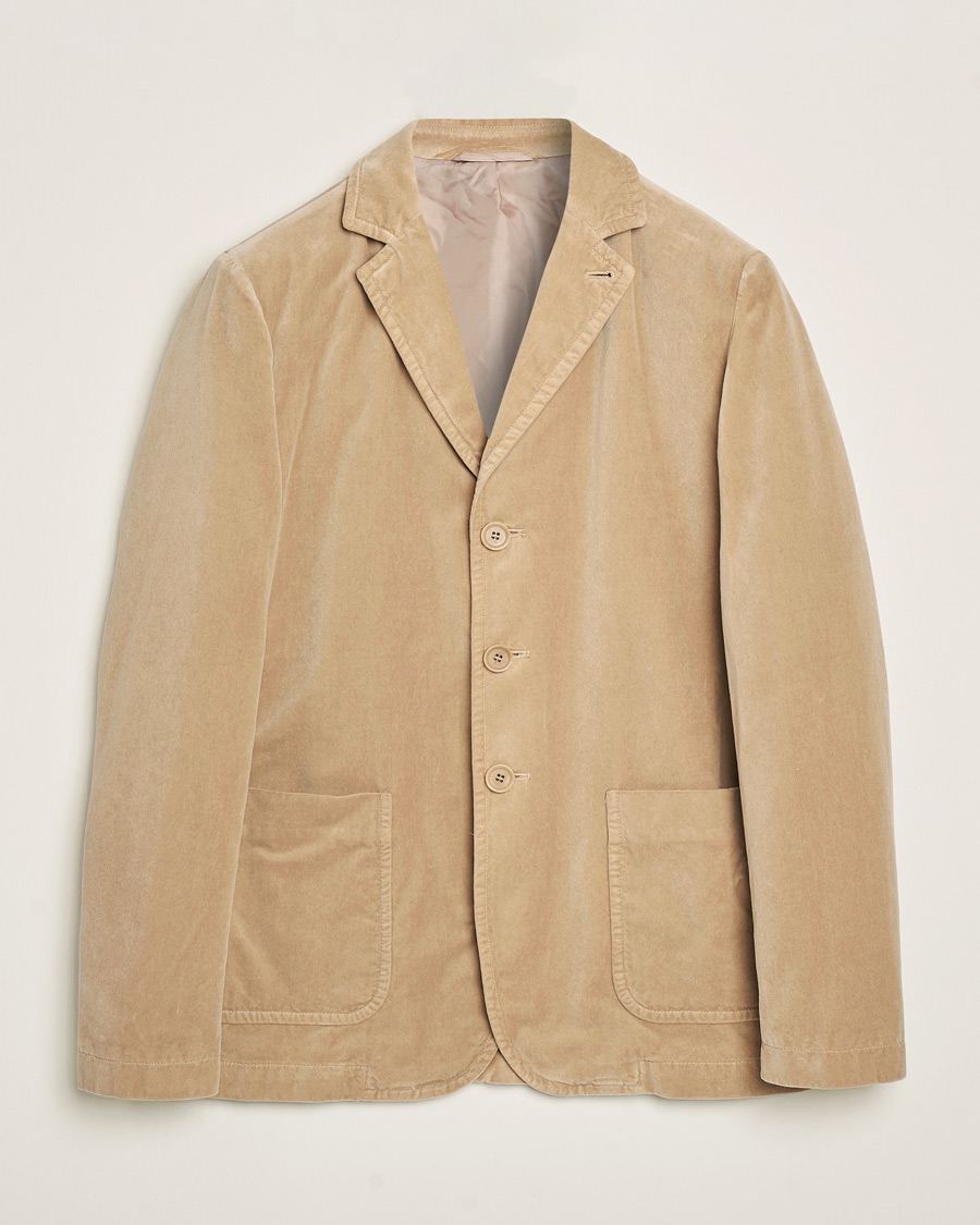 Herren | Sakkos | Aspesi | Velvet Casual Jacket Beige