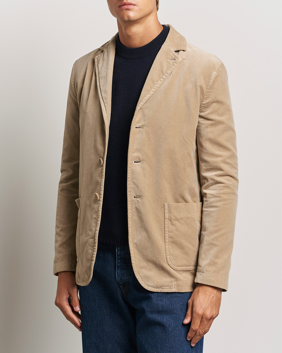 Herren | Sakkos | Aspesi | Velvet Casual Jacket Beige