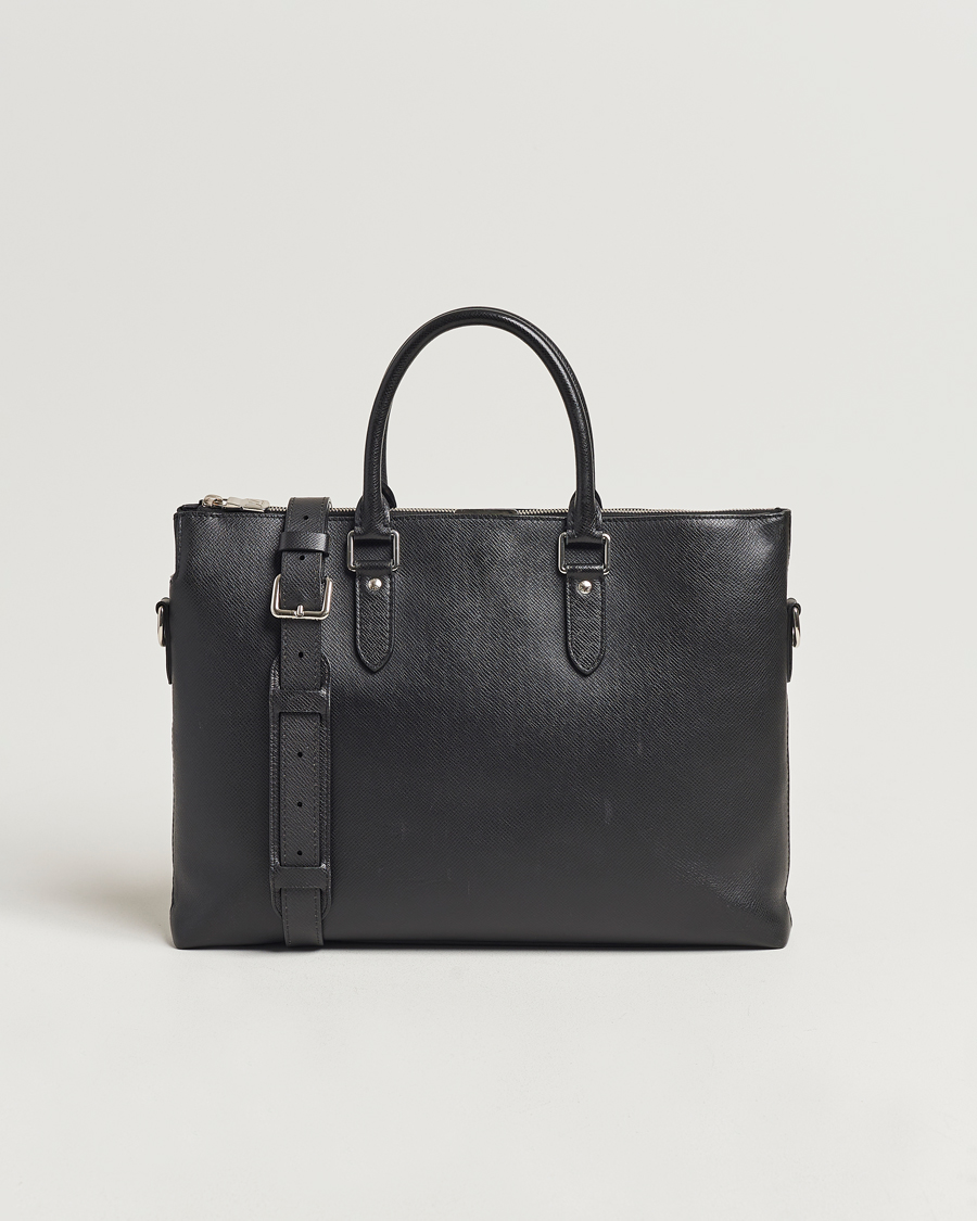 Herren | Louis Vuitton Pre-Owned Anton Brief Taiga Noir Silver | Louis Vuitton Pre-Owned | Anton Brief Taiga Noir Silver