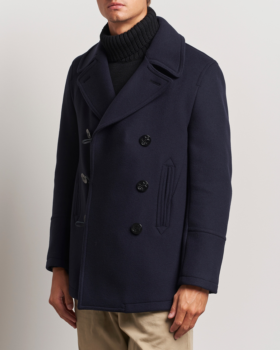 Herren | Jacken | Gloverall | Tennyson Peacoat Navy