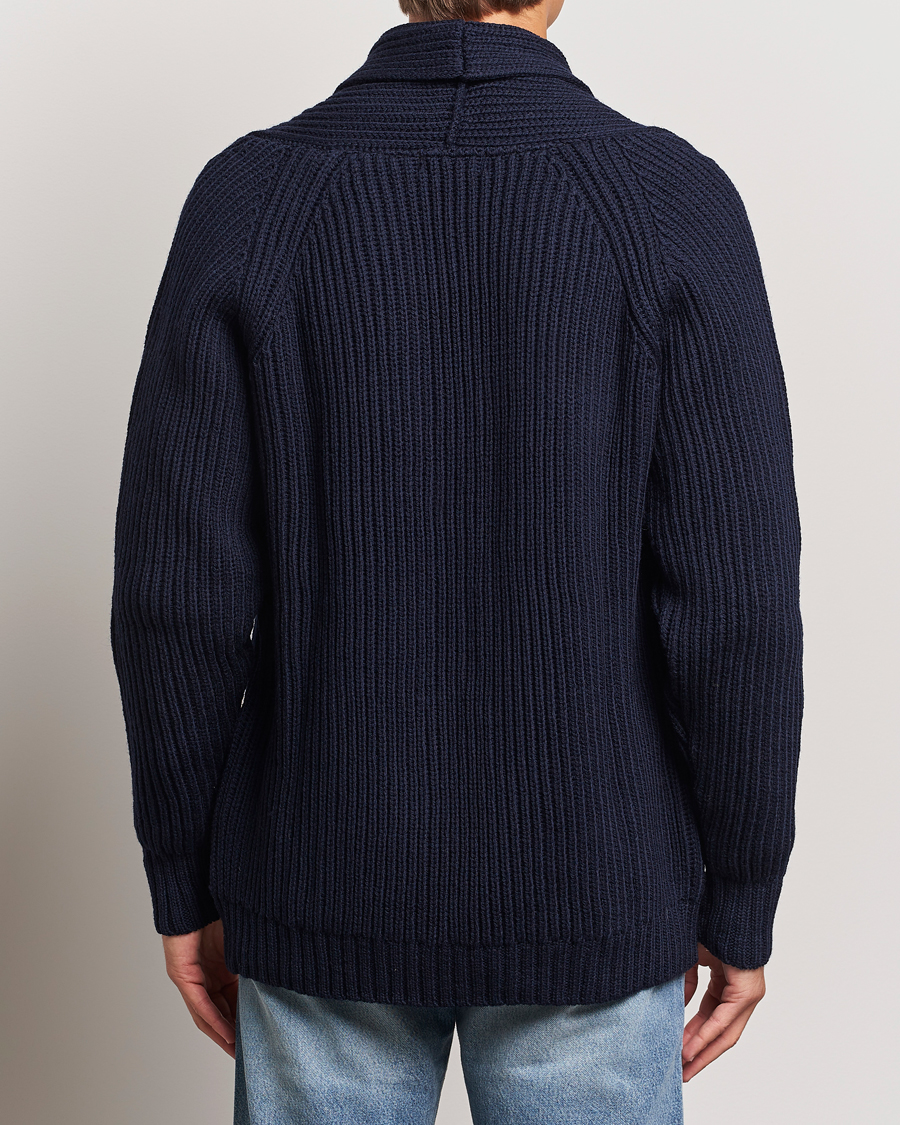Herren | Pullover | Gloverall | Shawl Collar Cardigan Navy
