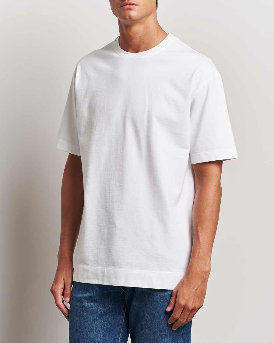 Herren | T-Shirts | Massimo Alba | Nevis Cotton T-Shirt White