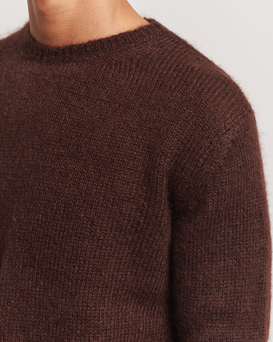 Herren | Pullover | Massimo Alba | Mohair Crew Neck Cocco