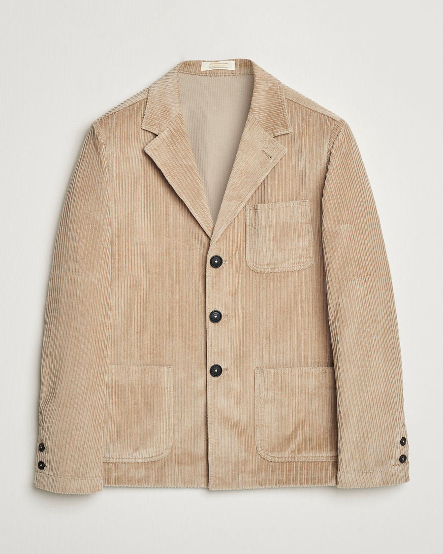 Herren | Jacken | Massimo Alba | Baglietto Wale Corduroy Jacket Beige
