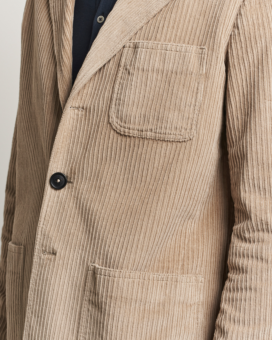 Herren | Jacken | Massimo Alba | Baglietto Wale Corduroy Jacket Beige