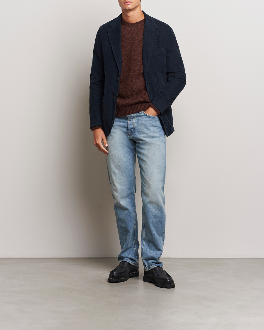 Herren | Sakkos | Massimo Alba | Baby Corduroy Blazer Navy