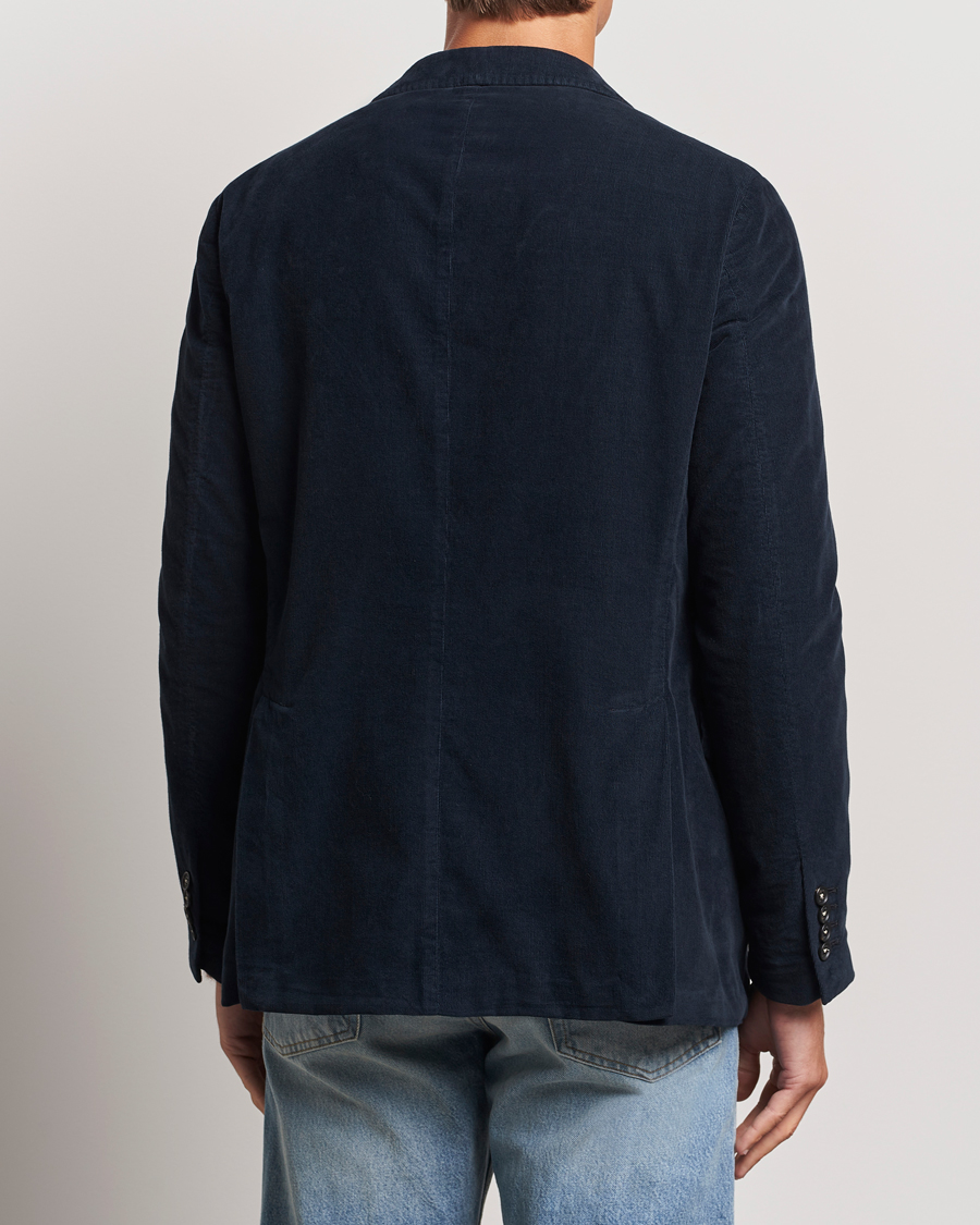 Herren | Sakkos | Massimo Alba | Baby Corduroy Blazer Navy