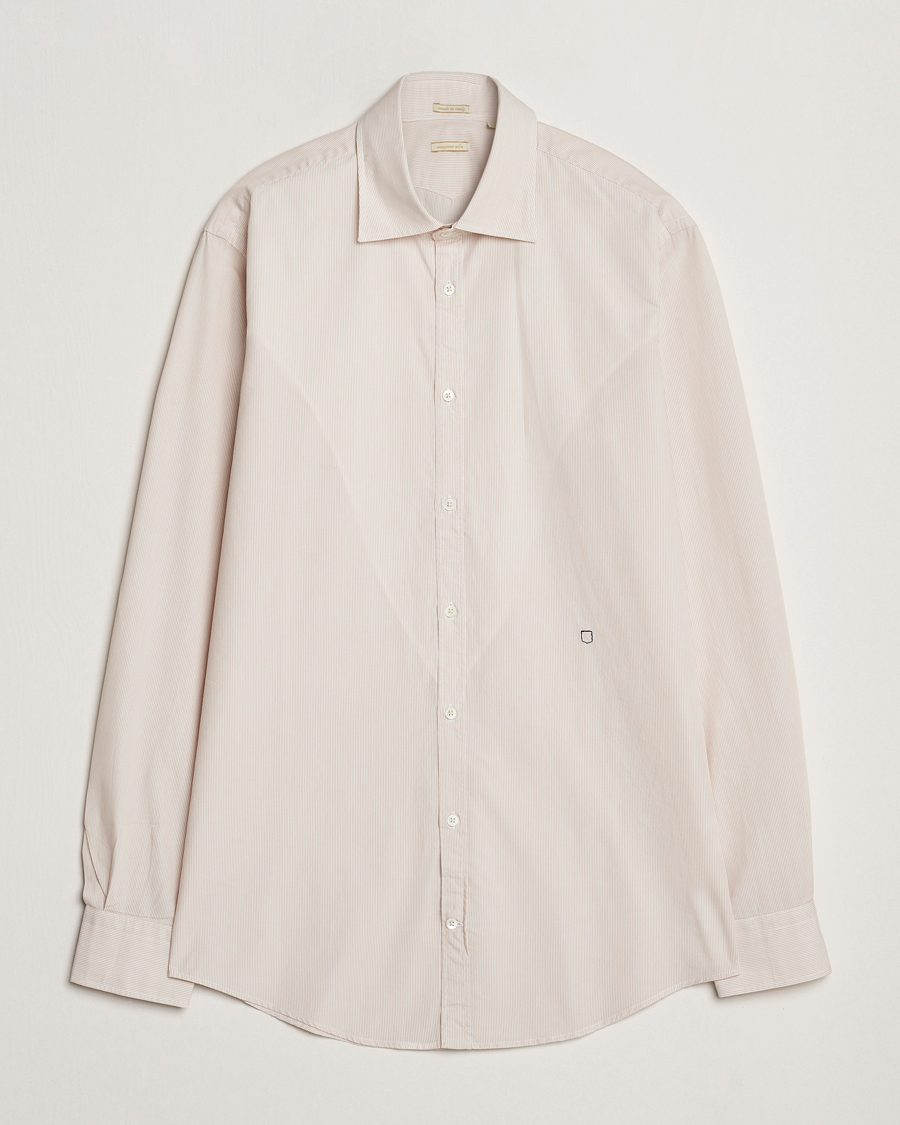 Herren | Hemden | Massimo Alba | Genova Casual Shirt Beige Stripe