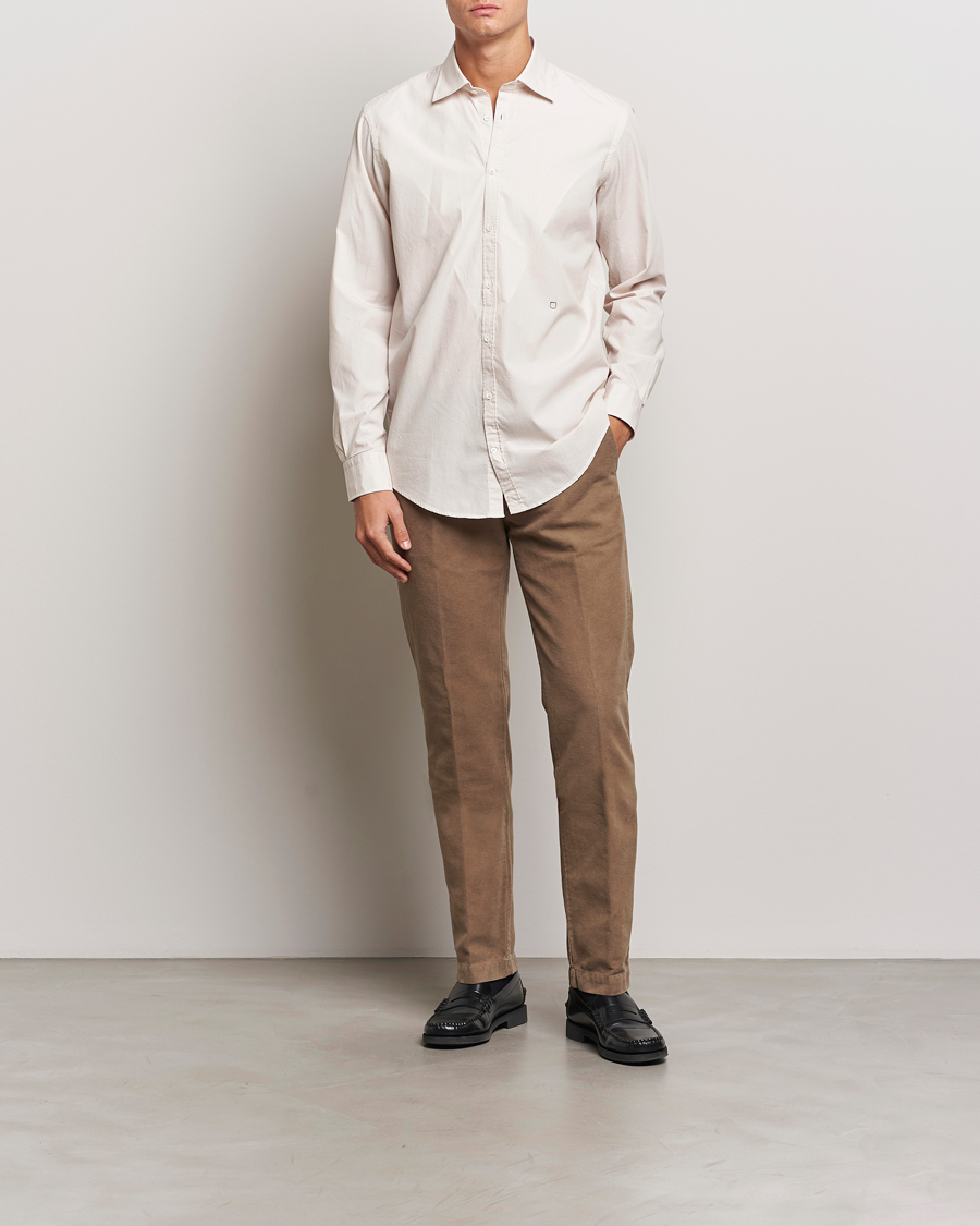 Herren | Hemden | Massimo Alba | Genova Casual Shirt Beige Stripe