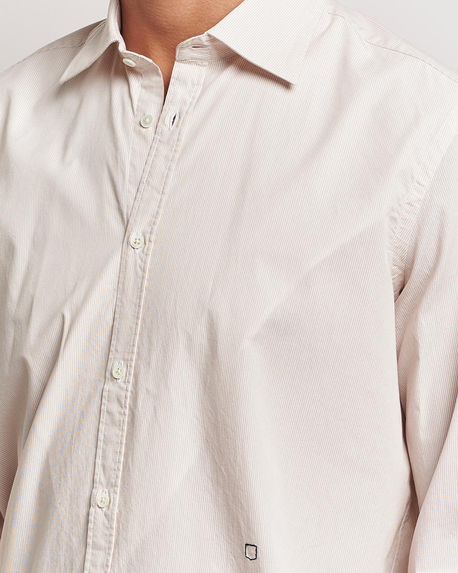 Herren | Hemden | Massimo Alba | Genova Casual Shirt Beige Stripe