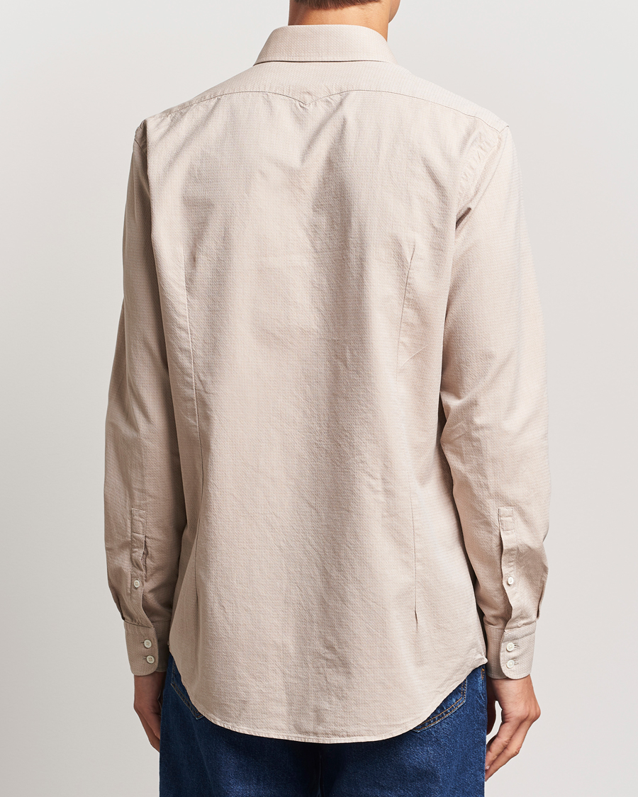 Herren | Hemden | Massimo Alba | Canary Cotton Voile Casual Shirt Beige