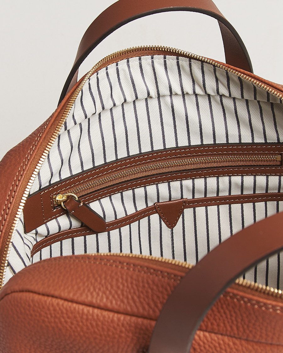 Herren | Mismo Aspire Pebbled Leather Briefcase Tabac | Mismo | Aspire Pebbled Leather Briefcase Tabac