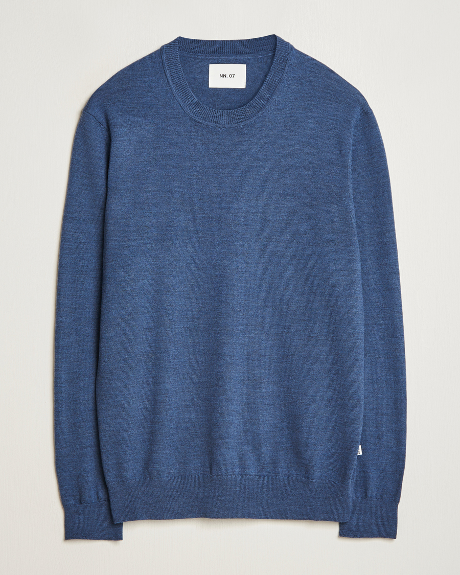 Herren | Pullover | NN07 | Ted Merino Crew Neck Pullover Bearing Sea
