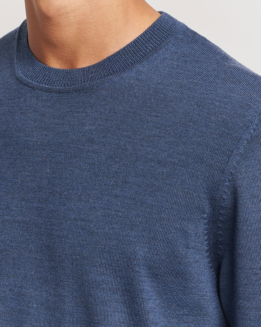 Herren | Pullover | NN07 | Ted Merino Crew Neck Pullover Bearing Sea