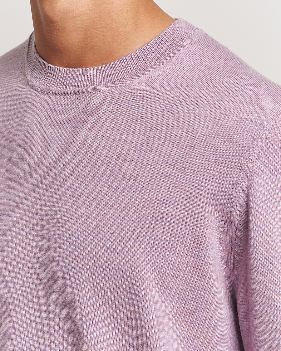 Herren | Pullover | NN07 | Ted Merino Crew Neck Pullover Grape Shake