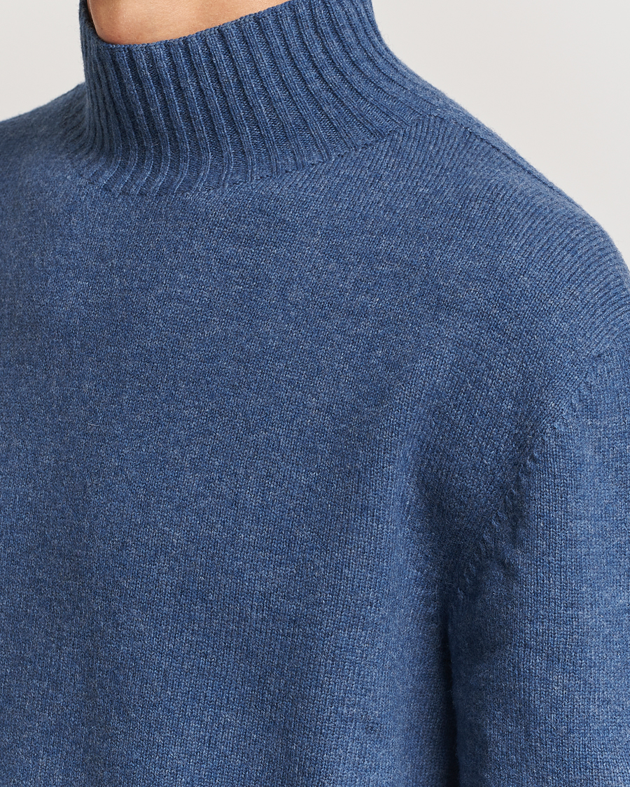 Herren | Pullover | NN07 | Clark Wool Knitted Polo Bering Sea