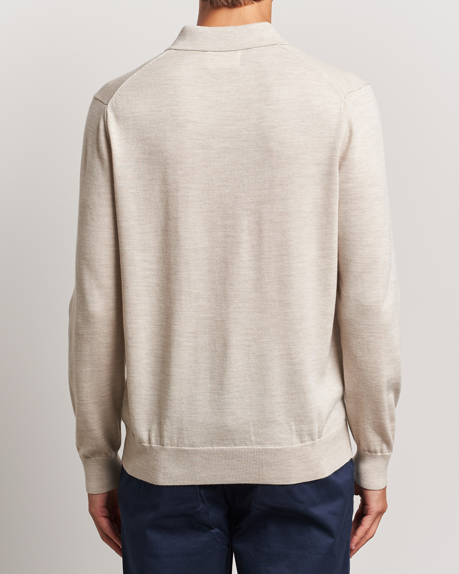 Herren | Pullover | NN07 | Sergio Half Zip Light Khaki Melange