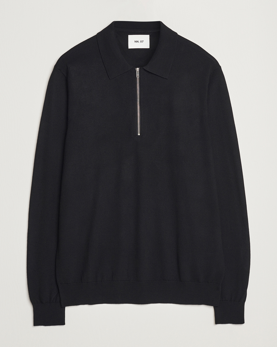 Herren | Pullover | NN07 | Sergio Half Zip Black