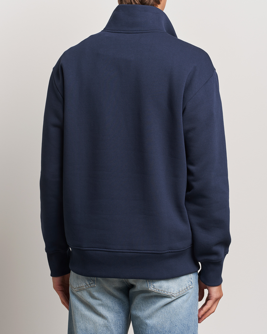 Herren | Pullover | NN07 | Briggs Half Zip Sweatshirt Navy Blue